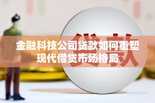 惠农金融科技公司贷款如何重塑现代借贷市场格局
