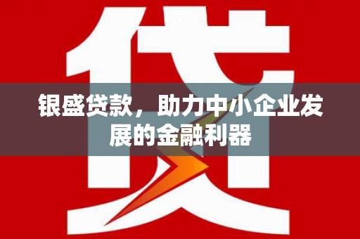 惠农银盛贷款，助力中小企业发展的金融利器