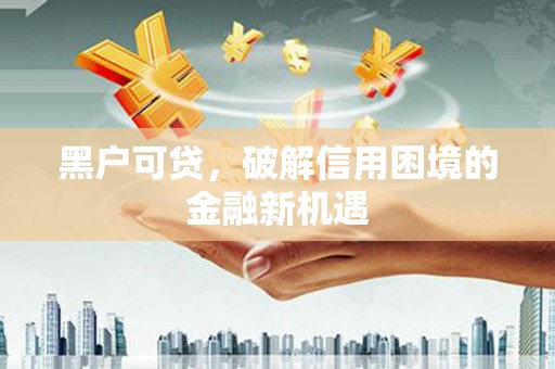 惠农黑户可贷，破解信用困境的金融新机遇
