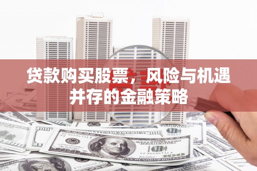 惠农贷款购买股票，风险与机遇并存的金融策略